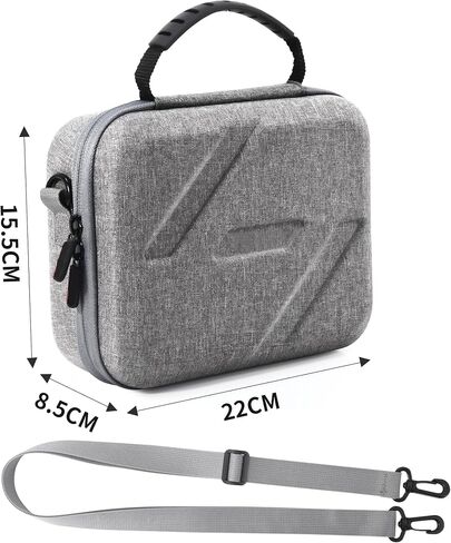 Carrying Case for Insta360 Go Ultra Creator Bundle, Large Capacity Storage Bag Portable Travel Organizer Protective Cover with Shoulder Strap for Go Ultra Camera Accessories in Saudi Arabia