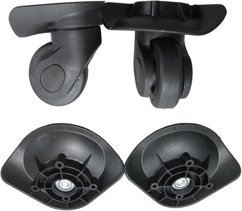 1 Pair A19 Trolley Case Luggage Wheel Repair Suitcase Parts Accessories Wheel Replacement Wheels in Kuwait