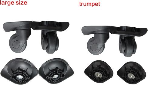 1 Pair A19 Trolley Case Luggage Wheel Repair Suitcase Parts Accessories Wheel Replacement Wheels in Kuwait