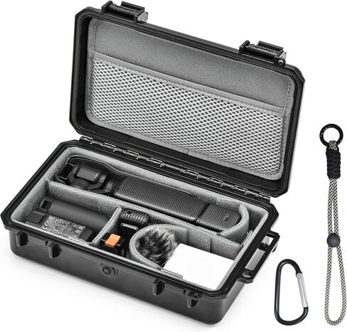 Carrying Travel Hard Case for Insta360 Luna Ultra Pocket 4 Pro Accessories | For DJI Osmo Pocket 4 3 4P Creator Combo /For Xtra Muse Accessories DIY Waterproof Carrying Bag Vlogging (Case Only) in Kuwait