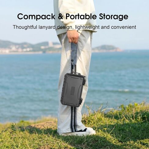 Carrying Travel Hard Case for Insta360 Luna Ultra Pocket 4 Pro Accessories | For DJI Osmo Pocket 4 3 4P Creator Combo /For Xtra Muse Accessories DIY Waterproof Carrying Bag Vlogging (Case Only) in Kuwait