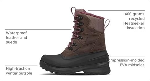 THE NORTH FACE Women's Chilkat V 400 Waterproof Snow Boot | 400g of Premium Insulation in Kuwait