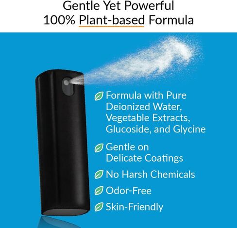 iCloth 2-in-1 Screen Cleaner Spray with Built-in Microfiber Cloth for Laptops, Tablets, Phones, Car Screens, and Touchscreens, Streak-Free & Anti-Smudge, Large 0.68 fl oz (20ml) Bottle in Saudi Arabia