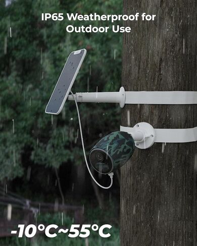 REOLINK 2K LTE Celluar Security Camera - 4G No WiFi, Rechargeable Battery, Wireless Solar Powered, 4MP Night Vision, 2-Way Talk, Smart Person/Vehicle Detection, Go Plus+Solar Panel, Updated Version in Kuwait