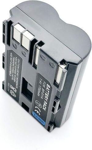 Battery 2 Pack and LCD USB Travel Charger for Canon ZR10, ZR20, ZR25MC, ZR30MC, ZR40, ZR45MC MiniDV Camcorder in Kuwait