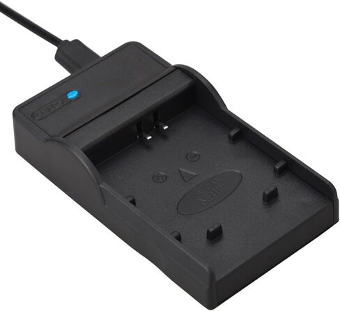 Smart Slim Micro USB Battery Charger for Canon Optura 200MC, Optura Pi, Optura Xi MiniDV Camcorder in Kuwait