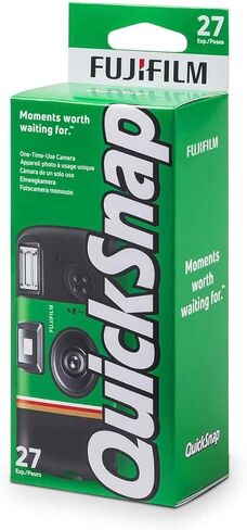 Fujifilm QuickSnap Flash 400 35mm Single-Use Disposable Camera with Flash, 27 Exposures, 5 Boxes in Kuwait