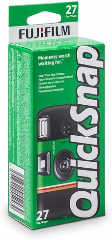 Fujifilm QuickSnap Flash 400 35mm Single-Use Disposable Camera with Flash, 27 Exposures, 5 Boxes in Kuwait
