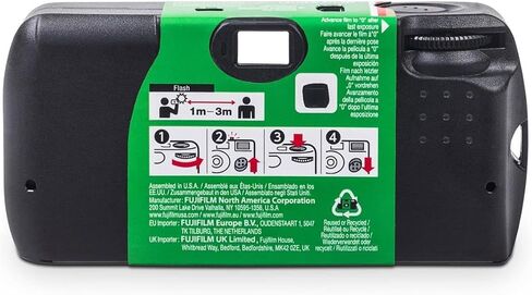 Fujifilm QuickSnap Flash 400 35mm Single-Use Disposable Camera with Flash, 27 Exposures, 5 Boxes in Kuwait