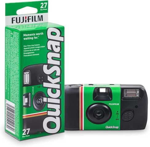 Fujifilm QuickSnap Flash 400 35mm Single-Use Disposable Camera with Flash, 27 Exposures, 5 Boxes in Kuwait