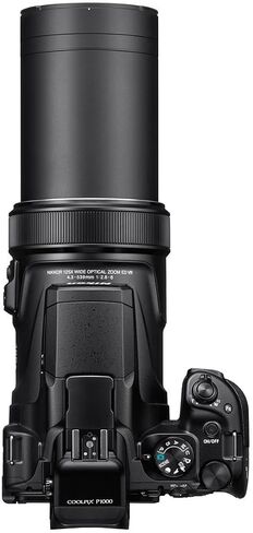 NIkon COOLPIX P1000 Superzoom Digital Camera | 125x Optical Zoom with Image Stabilization 16 MP 4K Ultra HD Video Wi-Fi Connectivity RAW Format and Rotating LCD Screen (Black) in Kuwait