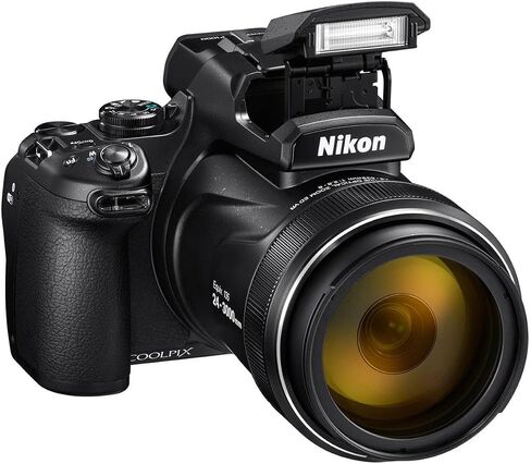 NIkon COOLPIX P1000 Superzoom Digital Camera | 125x Optical Zoom with Image Stabilization 16 MP 4K Ultra HD Video Wi-Fi Connectivity RAW Format and Rotating LCD Screen (Black) in Kuwait