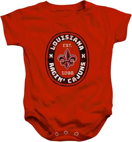 University of Louisiana at Lafayette Retro Crest Seal Unisex Infant Snap in Kuwait