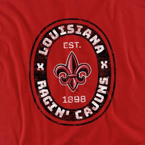 University of Louisiana at Lafayette Retro Crest Seal Unisex Infant Snap in Kuwait