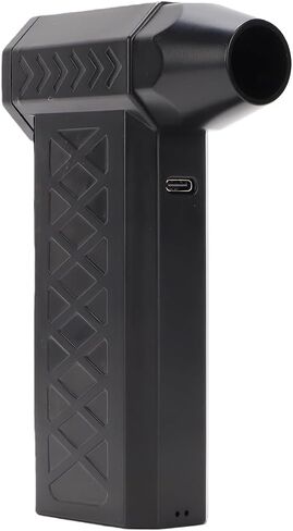 Haofy Cordless Air Blower 4 Adjustable Speeds LED Display Brushless Motor 110000 RPM Rechargeable 2000mAh for Electronics Keyboard Car Detailing Camera Lens Cleaning Compressed Air (Black) in Kuwait