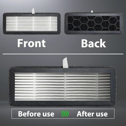 For Flashforge for Adventurer 5M /5M Pro HEPA 13+Activated Carbon Combo Air(2+2+2|Red) in Kuwait