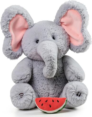 TUMAMA Peek A Boo Elephant, Musical Baby Plush with Moving Ears & Feeding | Singing Elephant Plush Toy with Moving Ears & Arm, Musical Stuffed Animal for Babies and Toddlers in Kuwait