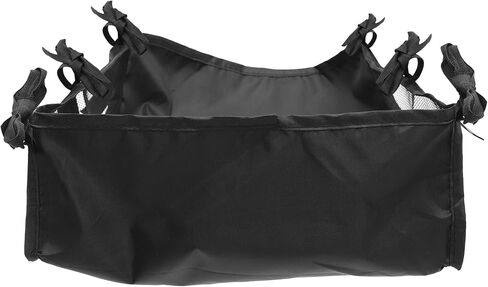 Kisangel Baby Stroller Storage Mesh Bag Stroller Bottom Basket Universal Storage Attachment Bottom Basket for Organizer for Bottles Diapers Shopping 13.77 X 13.77 X 5.11 in in Kuwait