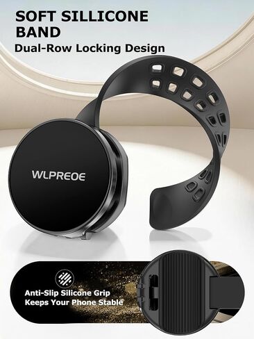 [2026 Upgraded] 3-IN-1 Stroller Phone Holder for MagSafe with Folding Arm, Magnetic Phone Mount & Strap, Accessories for Mom on Stroller Walk or Strides, Fits Nuna, Doona, Graco, Wagon for iPhone in Kuwait