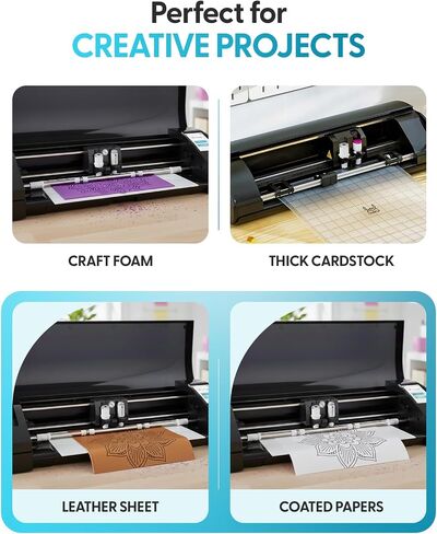 Silhouette Deep Cut Cameo 3 Blade with 2mm Cutting Depth - 1 Pack | Manual-Adjustable Blade for Thicker Materials Like Craft Foam, Thick Cardstock & Specialty Media with Durable Tungsten Alloy in Saudi Arabia