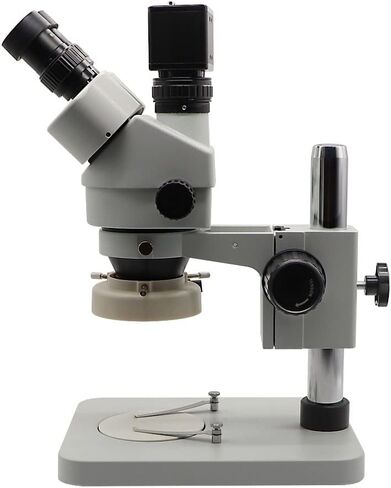 Lab Microscope Replacement Parts 3.5X-90X Trinocular Stereo Microscope Simul Focal Industrial Magnification Continuous Zoom for Phone PCB Repair Soldering in Kuwait