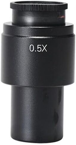 Optical Instruments for Industry Mono Lens Zoom C Mount Adapter Lens 0.5X Microscope Lens for 28mm Eyetube Digital Camera（Lens:0.5X in Kuwait