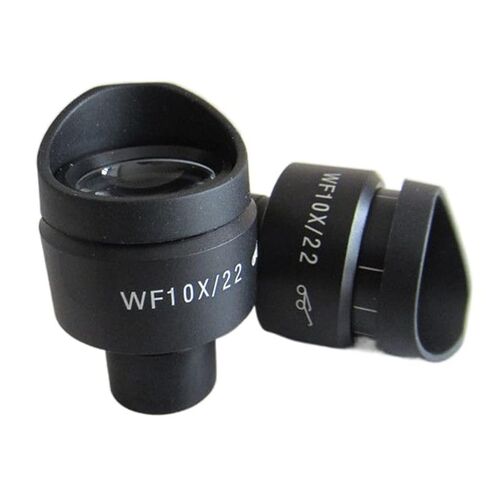 Lab Microscope Replacement Parts 2 Pcs with Rubber Eye Protection WF10X/22mm Stereo Microscope Eyepieces in Kuwait
