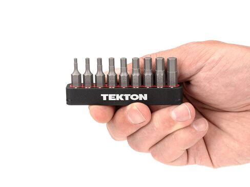 TEKTON 1/4 Inch Hex Bit Set with Rail, 9-Piece (2-6 mm) | DZX93002 in Kuwait