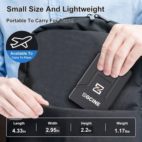 ZGCINE V Mount Battery V99 Pro, 94.72Wh 6400mAh V Lock Battery, PD100W 1.5H Full Charge, Airline-Safe, OLED Screen, D-Tap/Dual USB-C/BP/Dual DC for Camera Camcorder Monitor Laptop Video Light Phone in Kuwait