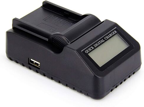 LCD Displays Fast Battery Charger for Panasonic PV-GS34, PV-GS35, PV-GS36, PV-GS39 Camcorder in Kuwait