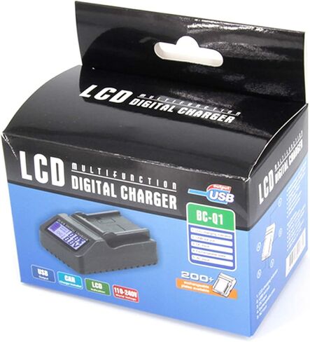 LCD Displays Fast Battery Charger for Panasonic PV-GS34, PV-GS35, PV-GS36, PV-GS39 Camcorder in Kuwait