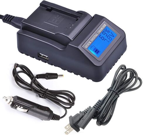 LCD Displays Fast Battery Charger for Sony DCR-TRV430, DCR-TRV430E, DCR-TRV460, DCR-TRV460E, DCR-TRV461, DCR-TRV461E Handycam Camcorder in Kuwait