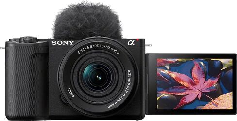 Sony - Alpha ZVE10 II: APS-C Content Creators Camera Kit - Black (Renewed) in Kuwait