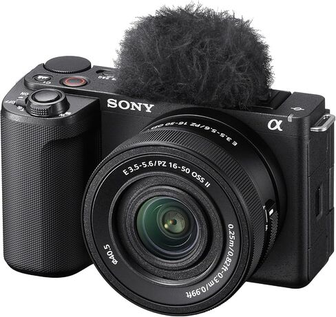 Sony - Alpha ZVE10 II: APS-C Content Creators Camera Kit - Black (Renewed) in Kuwait
