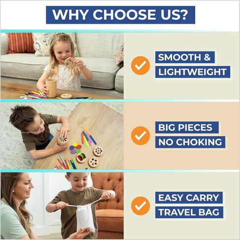 Toddler Montessori Toys, Wooden Color Sorting, Fine Motor Toys for Toddlers | 4 Interchangeable Lids, Stays Locked When Turned, Travel-friendly, Independent Play, Motor Skills Through Play in Saudi Arabia