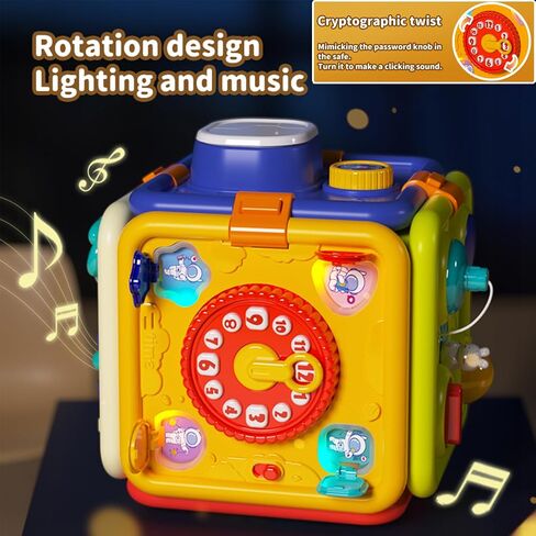 Toys for 1 2 Year Old Boy Montessori Busy Board 1 Year Old Boy Gifts | Educational Learning Toddler Toys for 1-2 Boy and Girl in Kuwait