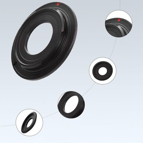 for eysdon Lens Mount Adapter C to for NEX Converter C-Mount CCTV/Cine Lenses on for Sony E-Mount Cameras in Kuwait