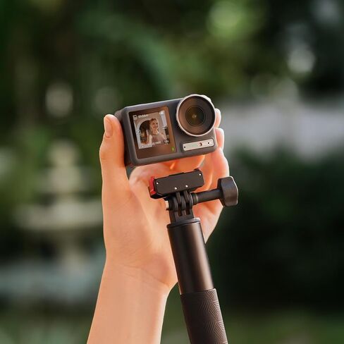 Dual Battery Bundle, 1/1.3" Sensor & 4K Cinematic Video, Hyper Stabilization, Waterproof Camera to 52 Ft, 3-Hour Battery, Universal Quick Mount, Vlogging Camera for Adventure Photography in Kuwait