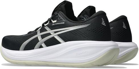 ASICS Women's Gel-Cumulus 28 Running Shoes, 8, Black/White in Kuwait