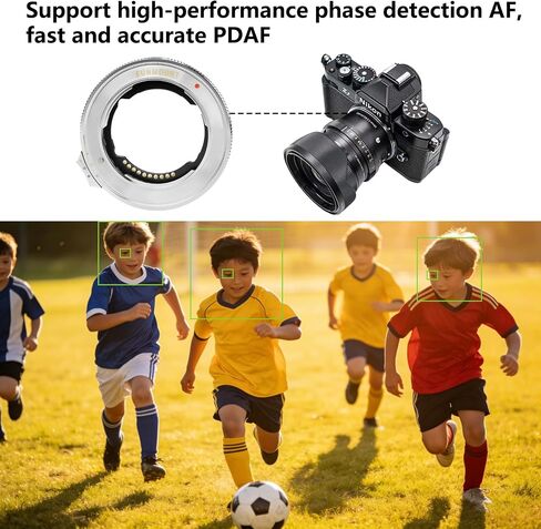 Funmount ETZ Pro Auto Focus Lens Adapter Compatible with Sony E-Mount Lens to Nikon Z-Mount Cameras ZR,Zf, Z5II, Z9, Z8, Z6III, Z7II, Z50II and Other Z-Series Cameras in Kuwait