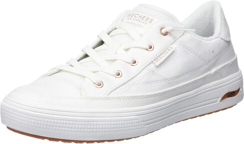 Skechers Women's Arcade Meet Ya There Sneaker | Casual sneaker, Patented Skechers Arch Fit insole with Podiatrist-Certified Arch Support, Cushioned Midsole, Machine Washable in Kuwait