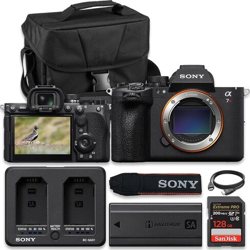 Sony Alpha a7R VI | Sony USA Model | Mirrorless Camera Body Only + 128 GB Memory + Camera Carrying Case + HDMI Cable (11pc Bundle) in Saudi Arabia