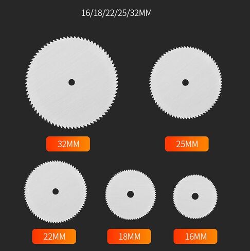 11pcs Wood Cutting Discs Set for Rotary Tools - Stainless Steel Mandrel Saw Blades for Metal & Wood Cutting, and Versatile Cutting Discs in Kuwait