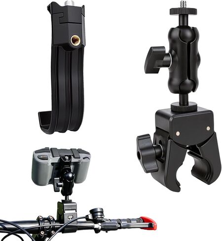 CQT Motorcycle Bicycle Mount Bracket for DJI RC-N3/N2/N1 Remote Accessories | Cycling Bike Handlebar Holder Clamp for DJI Lito 1/X1 Mini 5 4 3 Pro Air 3 3S 2S/Neo 2/Mini 4k 2/Flip/Specta Mini in Kuwait
