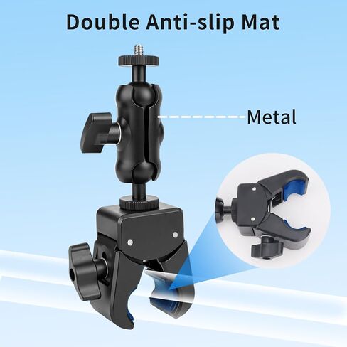 CQT Motorcycle Bicycle Mount Bracket for DJI RC-N3/N2/N1 Remote Accessories | Cycling Bike Handlebar Holder Clamp for DJI Lito 1/X1 Mini 5 4 3 Pro Air 3 3S 2S/Neo 2/Mini 4k 2/Flip/Specta Mini in Kuwait