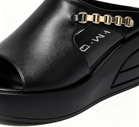 Fashion Women Ankle Strap Open Toe Platform Wedge Sandals Comfy Breathable Slingback Dress Shoes Summer High Heel Sandals in Kuwait