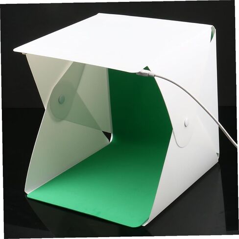20cm Folding LED Light Box Tent Photography Light Tent Kit with 6 Colored Backdrops Portable Mini Softbox for Product and Jewelry Shooting in Kuwait