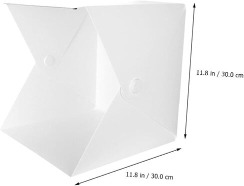 Portable Folding Mini Photo Tent with Dual LED Lights and 6 Color Backdrops, 30cm Photography Light Box for Jewelry and Small Product Studio Shooting in Kuwait