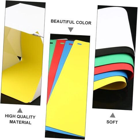 POPETPOP Portable Mini Photo Box Lighting Cube Tent with Dual LED Light Bars and 6-Color Backdrops, Foldable 30cm Photography Studio for Product Shooting in Kuwait
