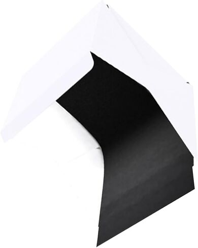 ABOOFAN Portable Photography Light Box Tent 30cm with LED Lighting, Foldable Photo Studio Shooting Tent for Product Photography and Small Business Supplies, Includes Black and White in Kuwait
